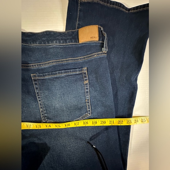 Aeropostale Mid Rise Boot Cut Blue Women’s Jeans Size 18 Reg Pre-owned - Picture 5 of 10